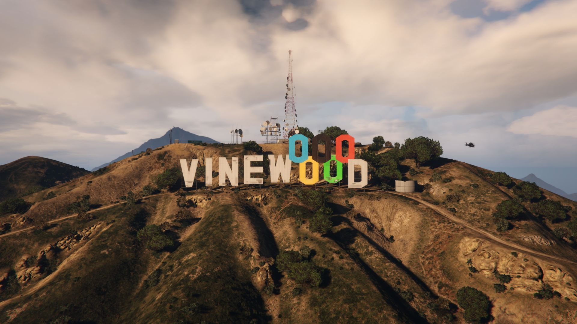 Vinewood Olympic Games 2028 sign